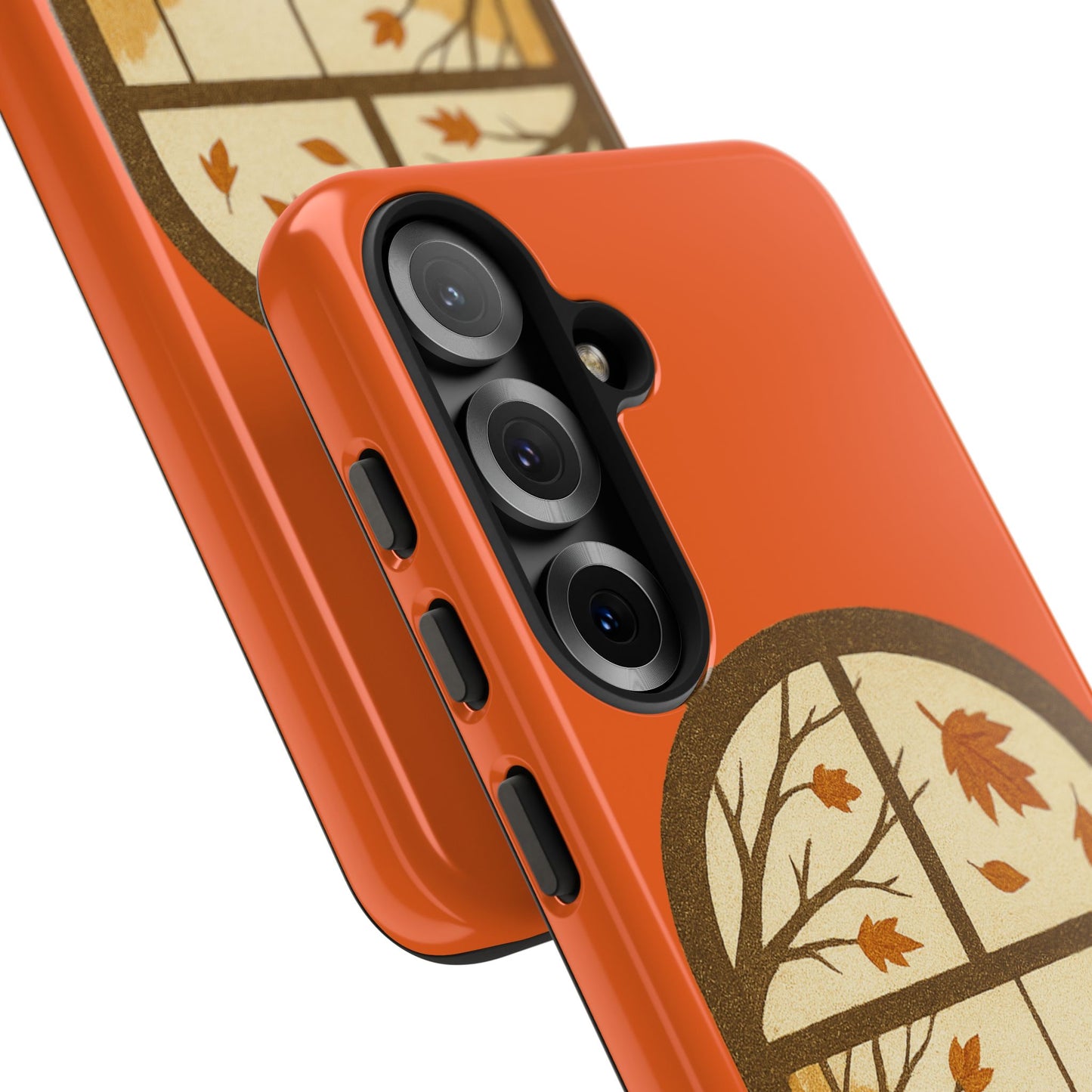 Bird In The Window Autumn Themed Phone Case