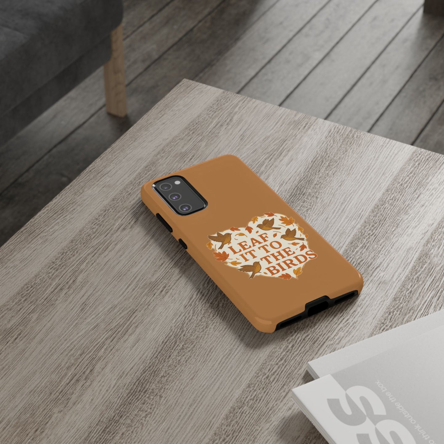 leaf It To The Birds Autumn Themed Phone Case