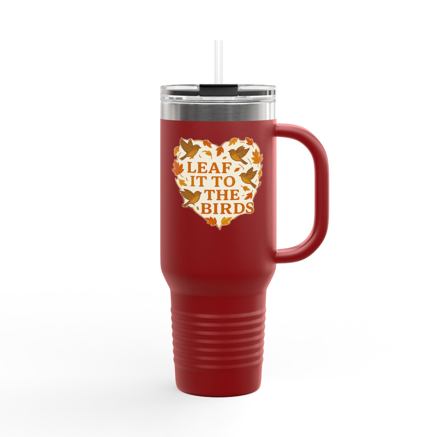 leaf it to the birds Travel Mug