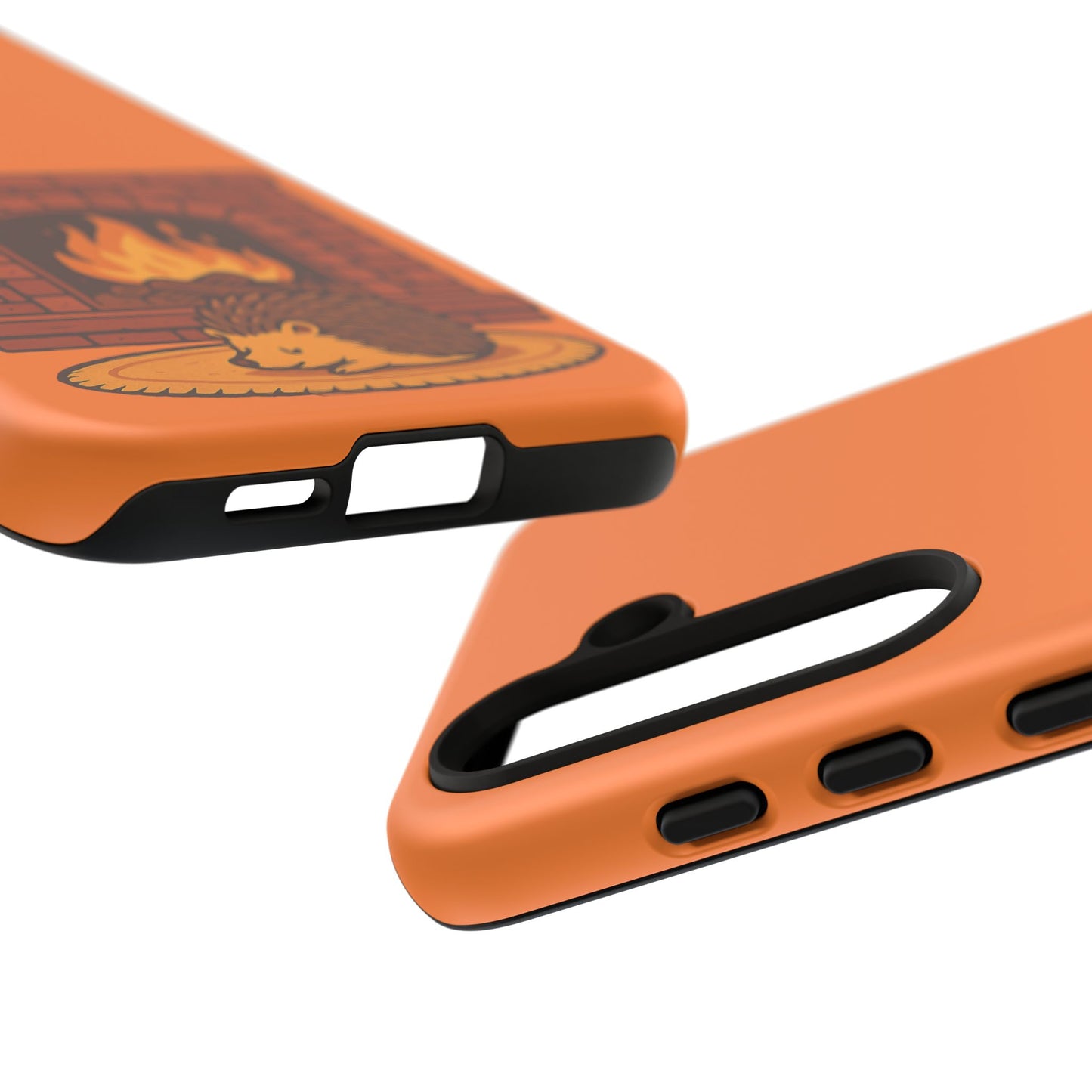Fireside Spines Cozy Autumn Hedgehog Phone Case
