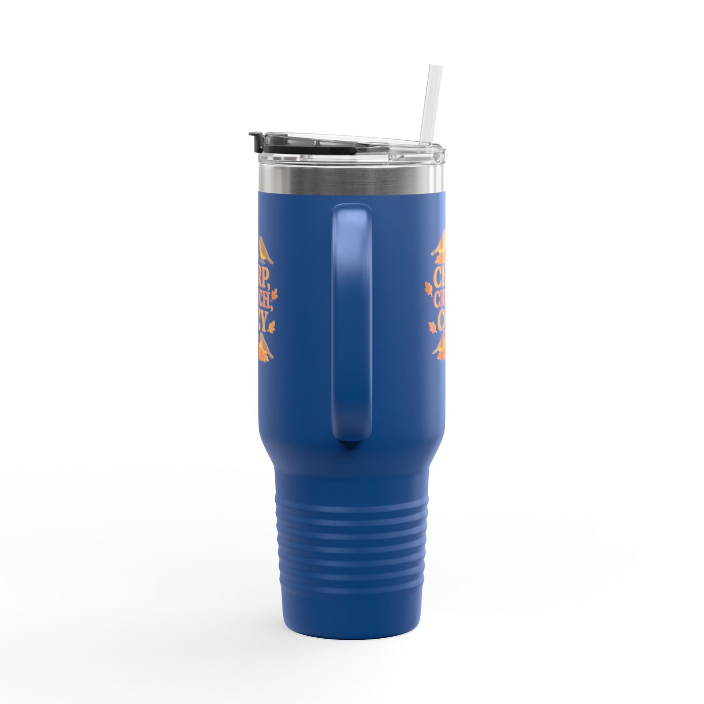 Chirp Crunch Cozy Autumn Themed Travel Mug