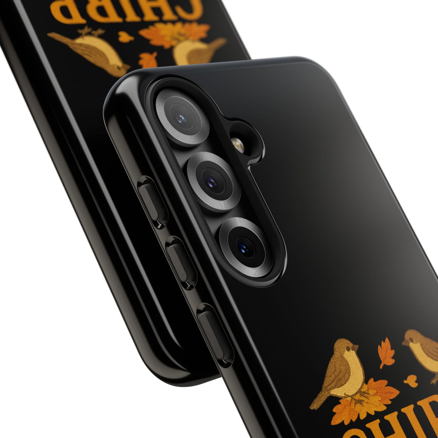Chirp Crunch Cozy Autumn Themed Phone Case