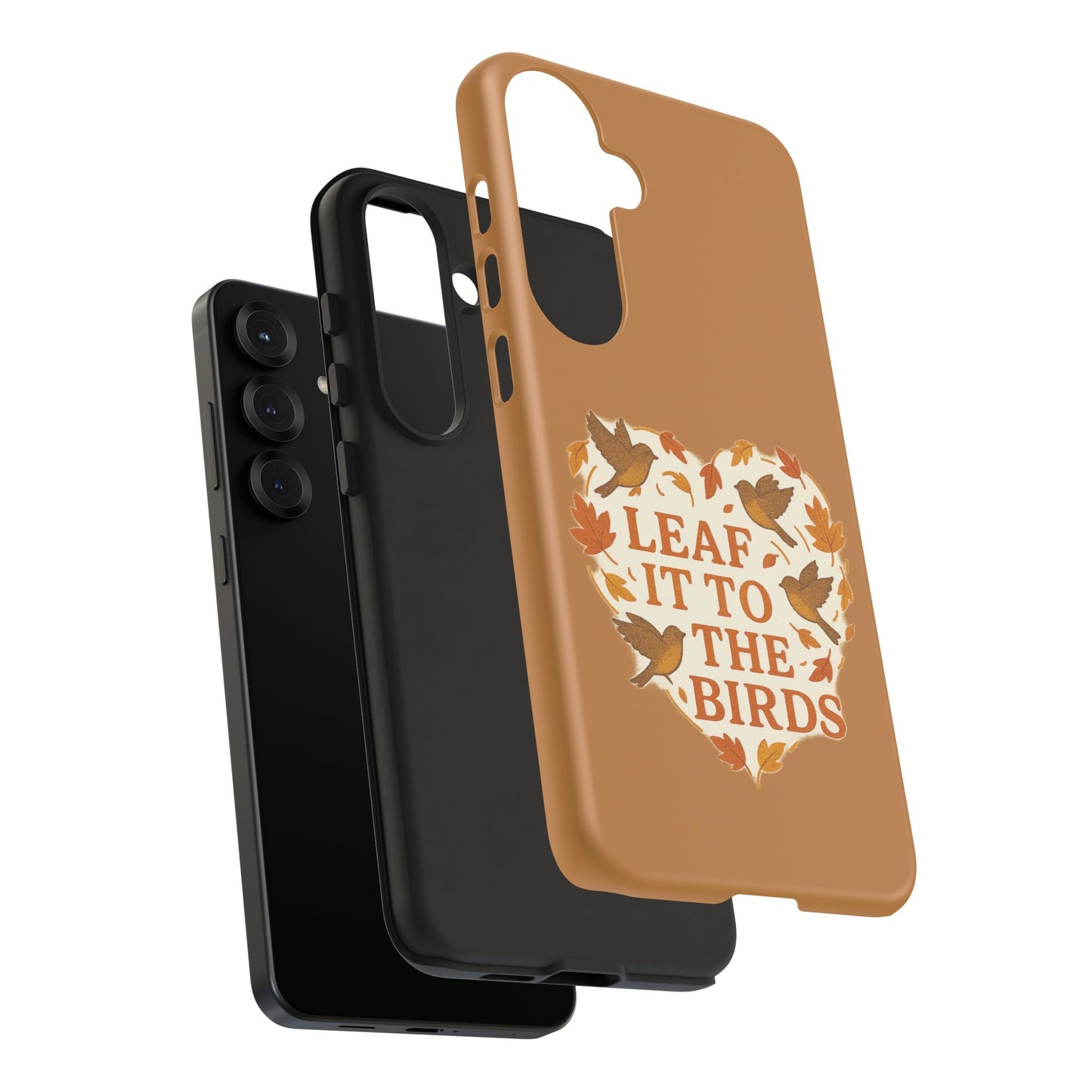 leaf It To The Birds Autumn Themed Phone Case