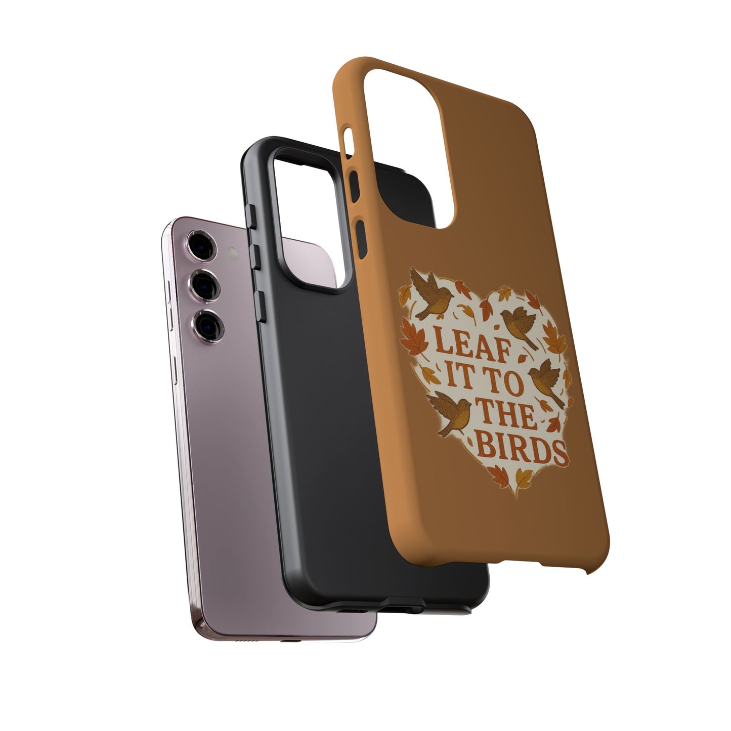 leaf It To The Birds Autumn Themed Phone Case