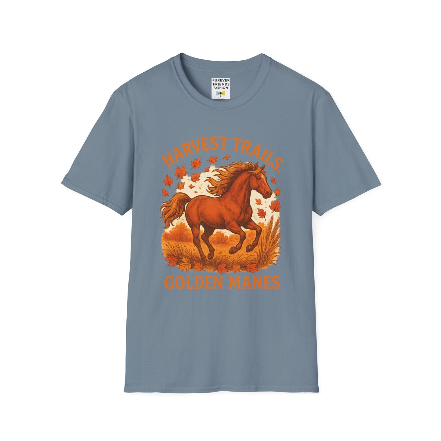 Harvest Trails Golden Manes Autumn Themed Tee