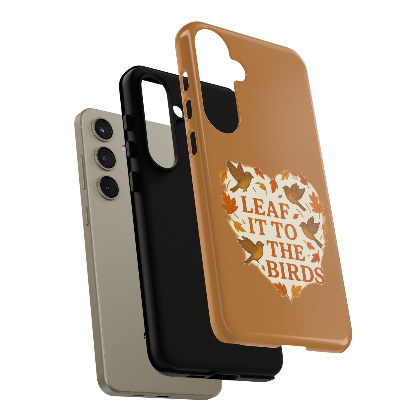leaf It To The Birds Autumn Themed Phone Case