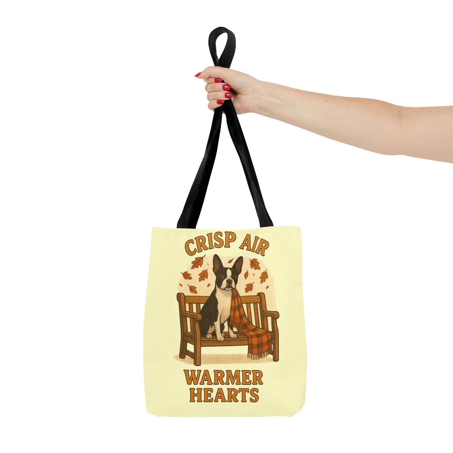 Crisp Air Warmer Hearts Tote Bag