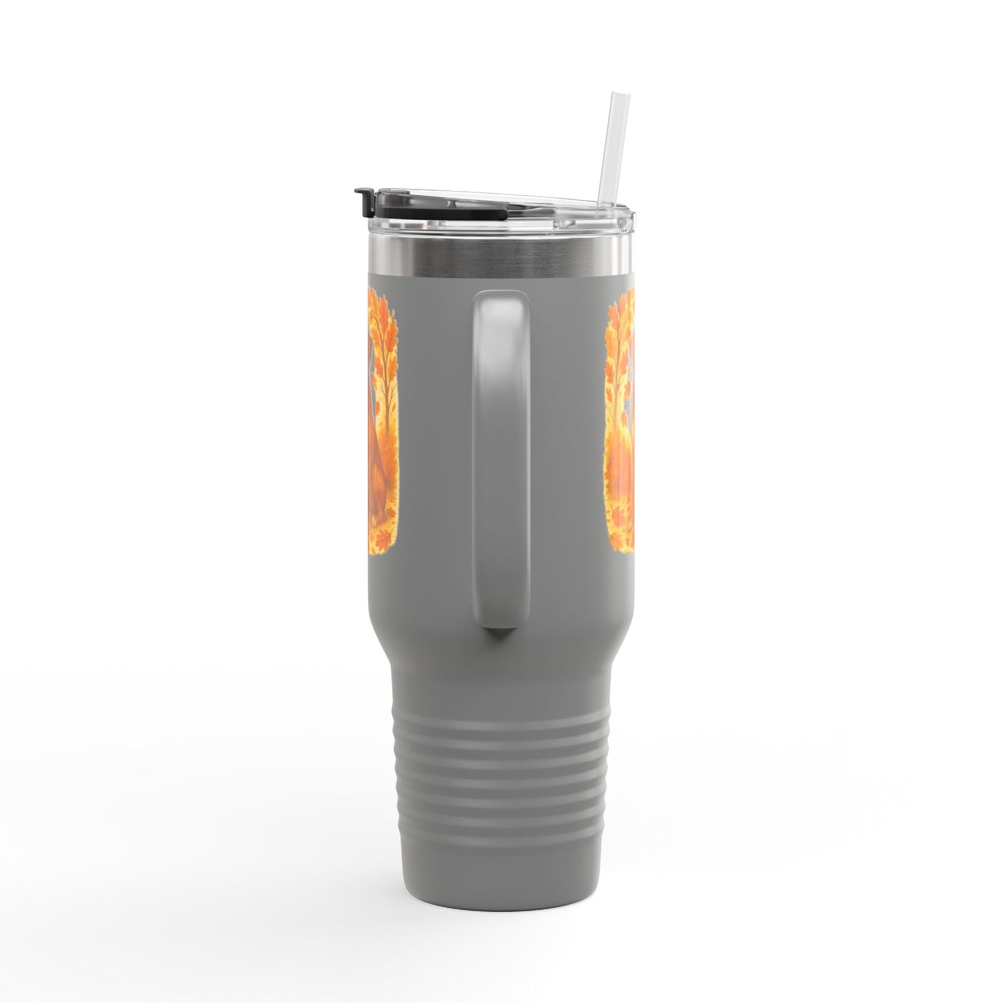 Boxer Autumn Themed Travel Mug