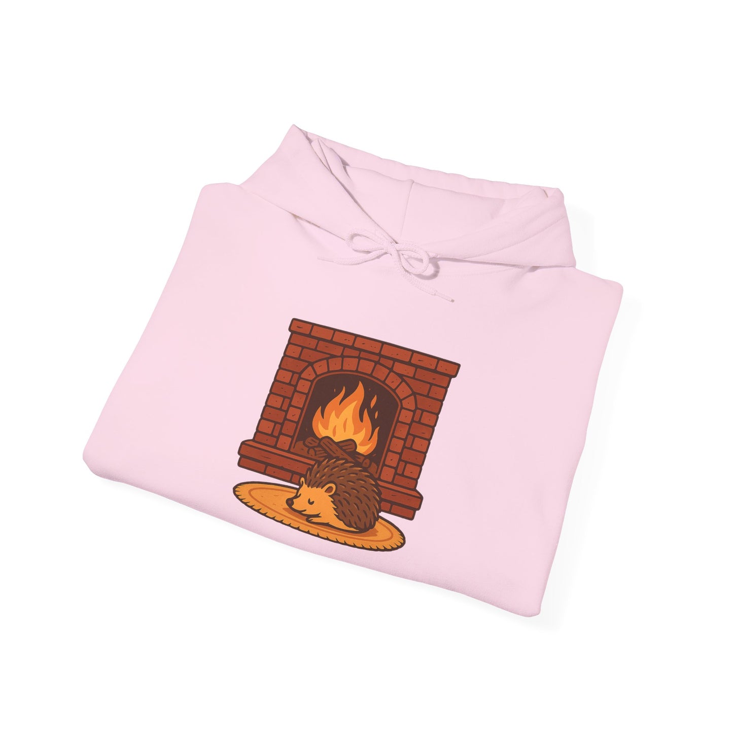 Fireside Spines Cozy Autumn Hoodie