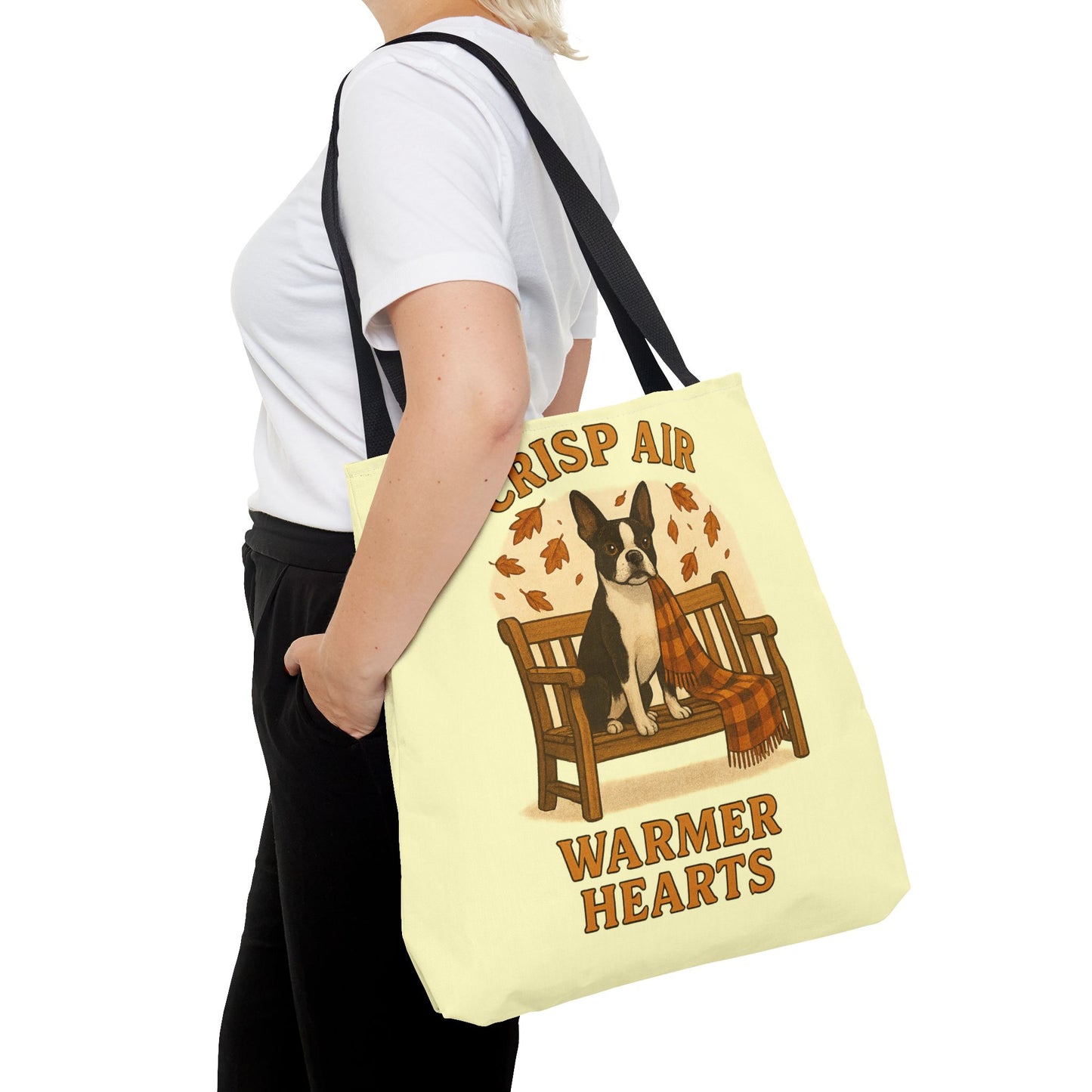 Crisp Air Warmer Hearts Tote Bag