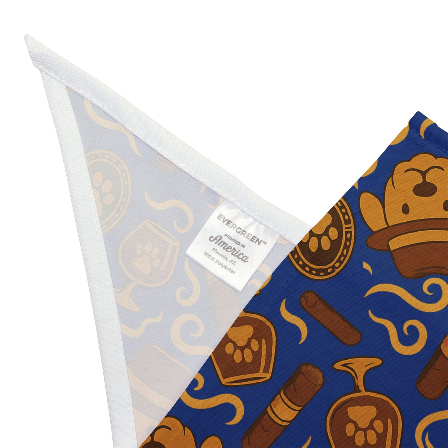 Cigars and Whiskey Bandana for Dogs, Cute Dog Accessory, Trendy Pet Fashion, Holiday Gift for Pet Lovers, Fun Pet Scarf