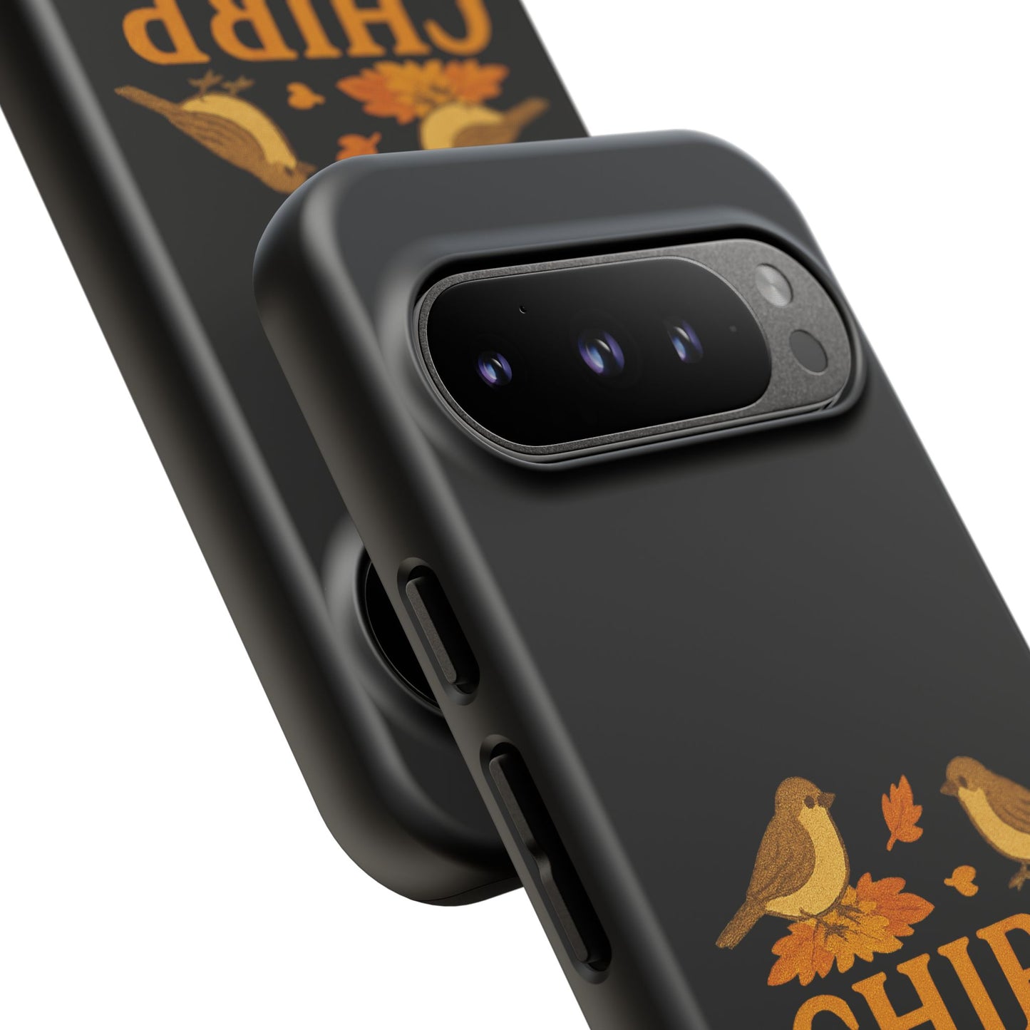 Chirp Crunch Cozy Autumn Themed Phone Case
