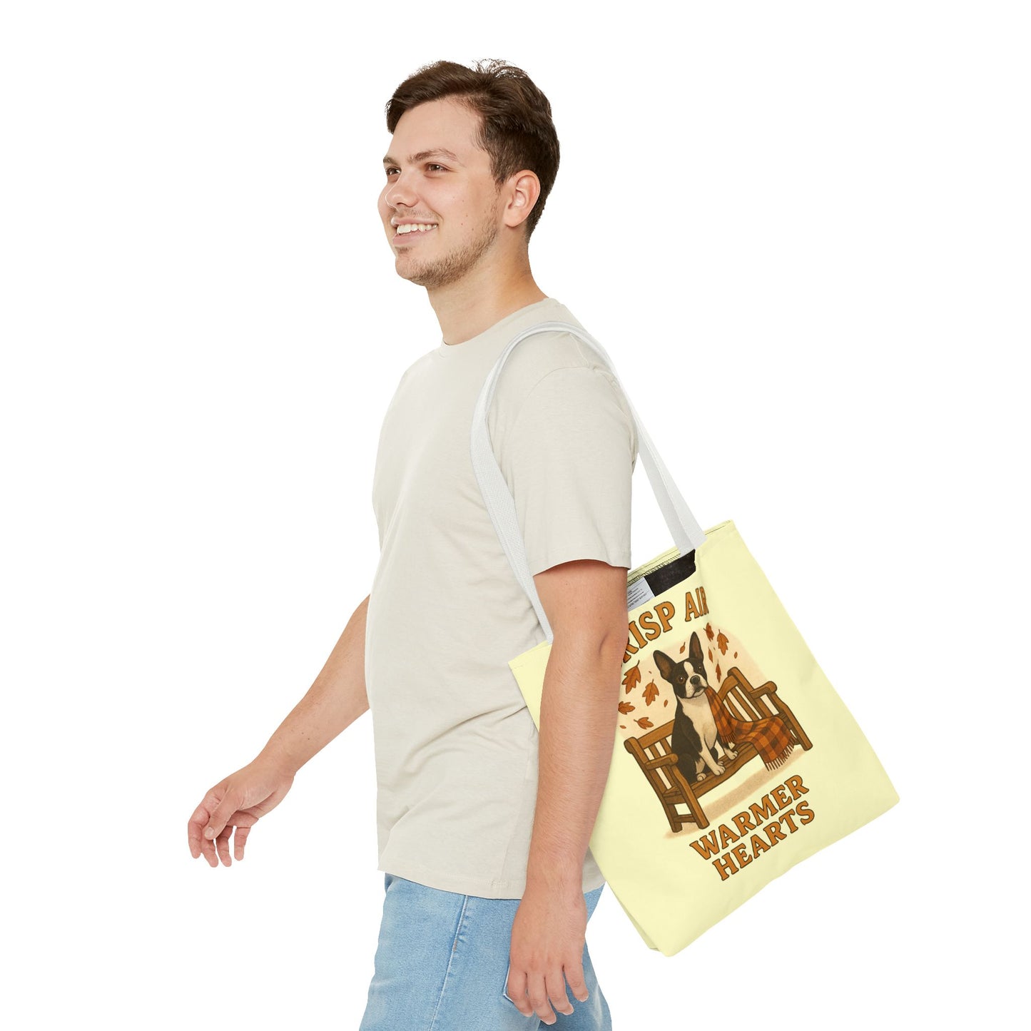 Crisp Air Warmer Hearts Tote Bag