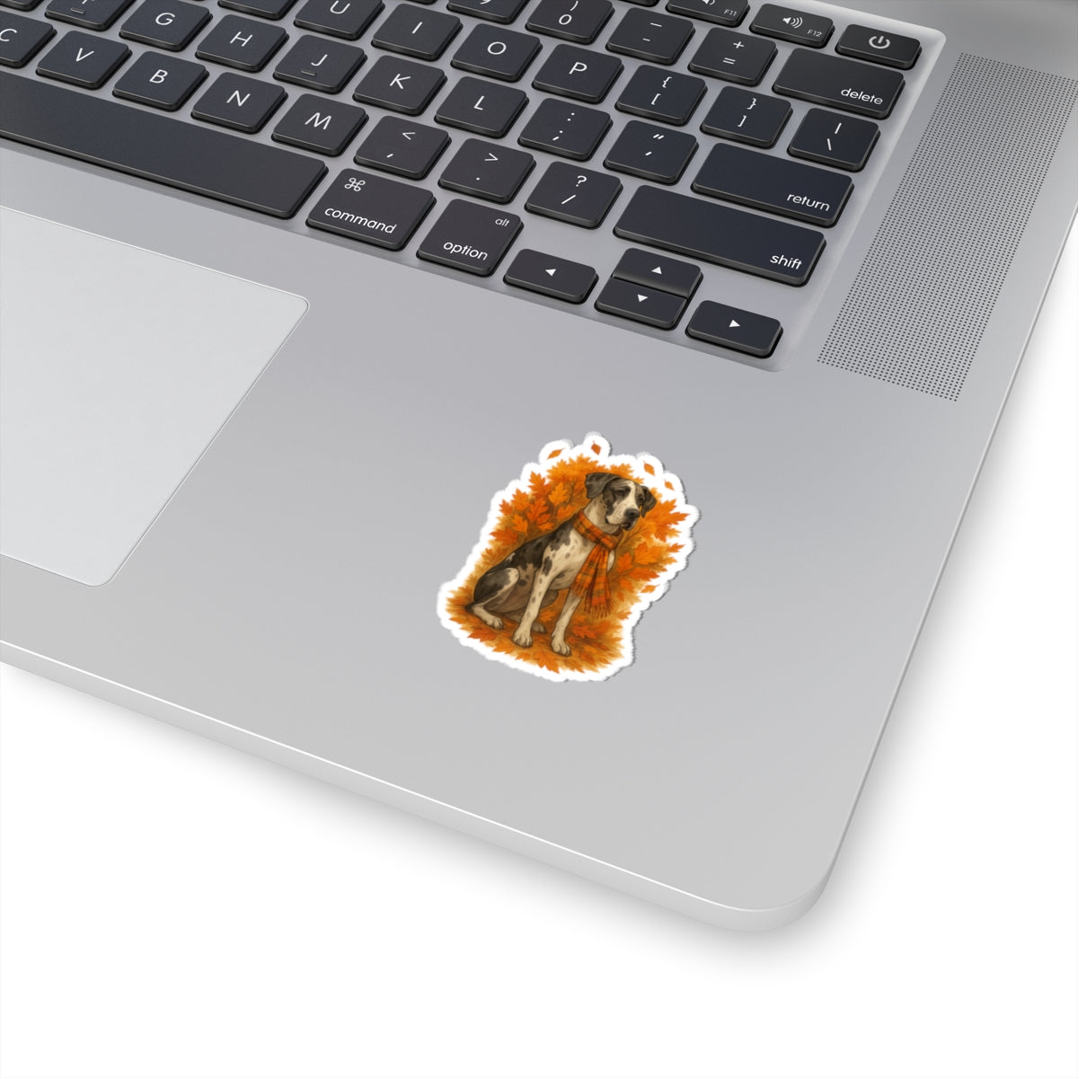 Gentle Giant in Plaid Great Dane Sticker