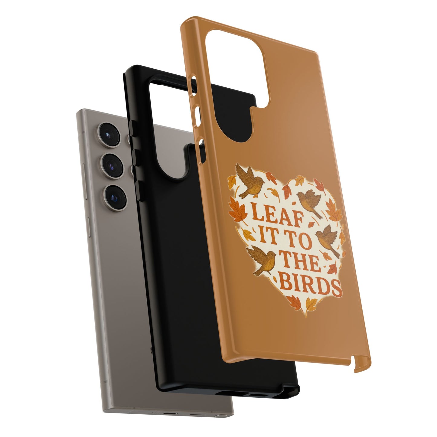 leaf It To The Birds Autumn Themed Phone Case