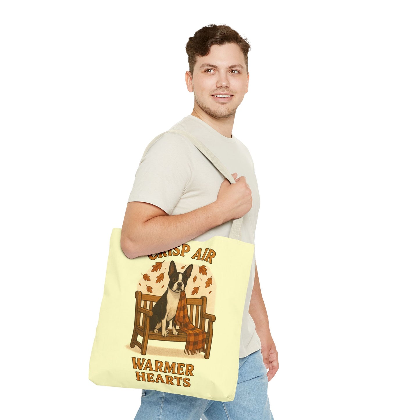 Crisp Air Warmer Hearts Tote Bag