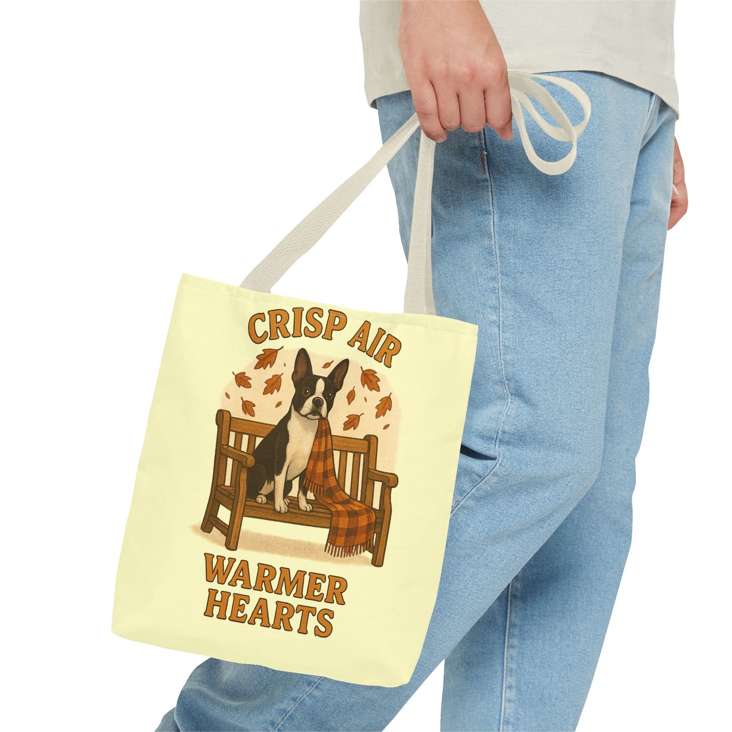 Crisp Air Warmer Hearts Tote Bag