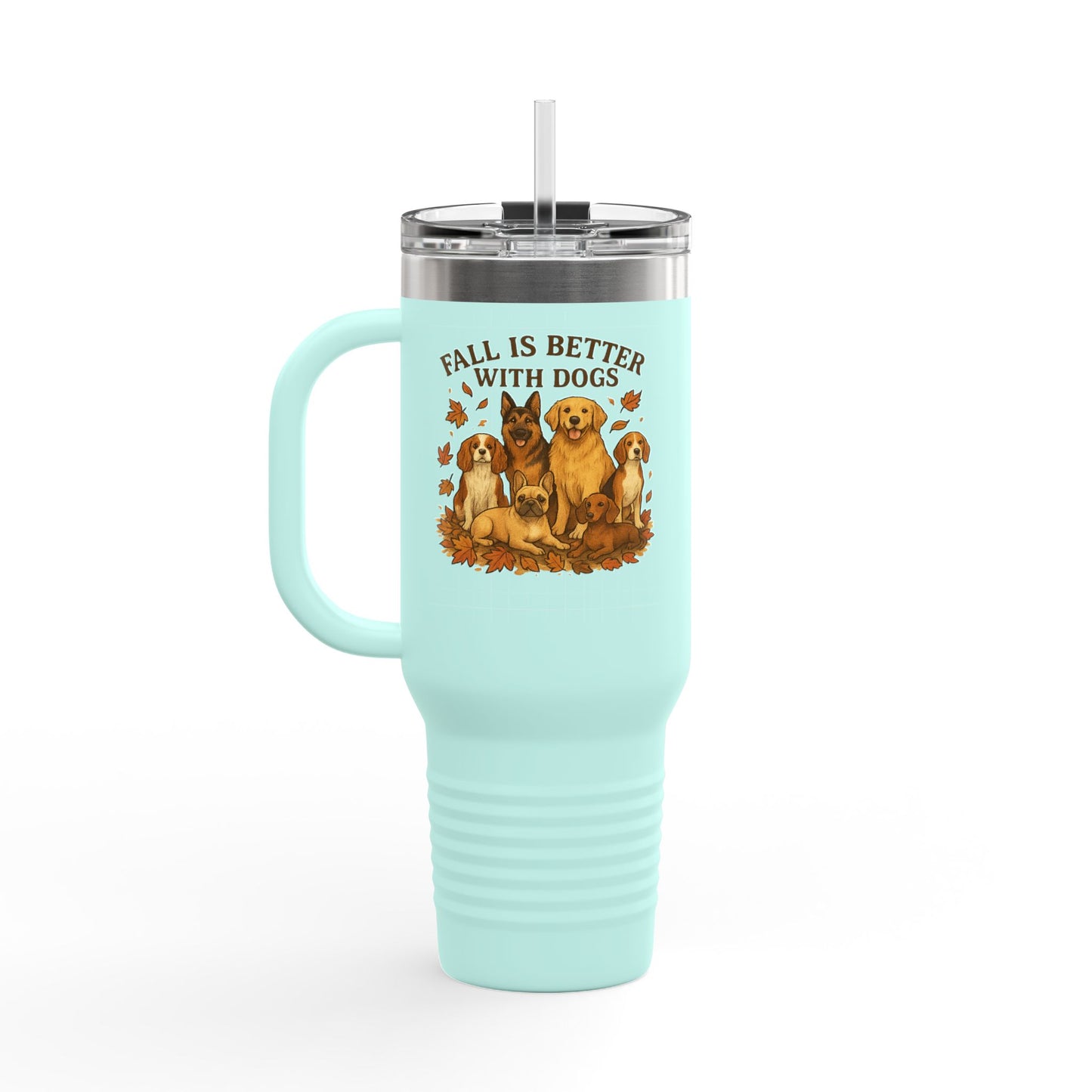 Fall is Better With Dogs Travel Mug