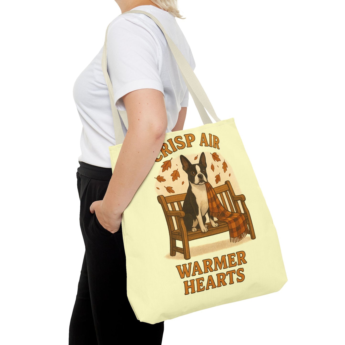 Crisp Air Warmer Hearts Tote Bag