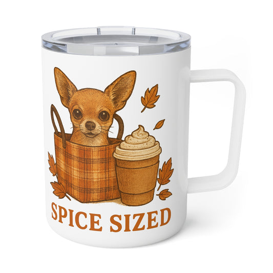 Spice Sized Autumn Themed Insulated Coffee Mug