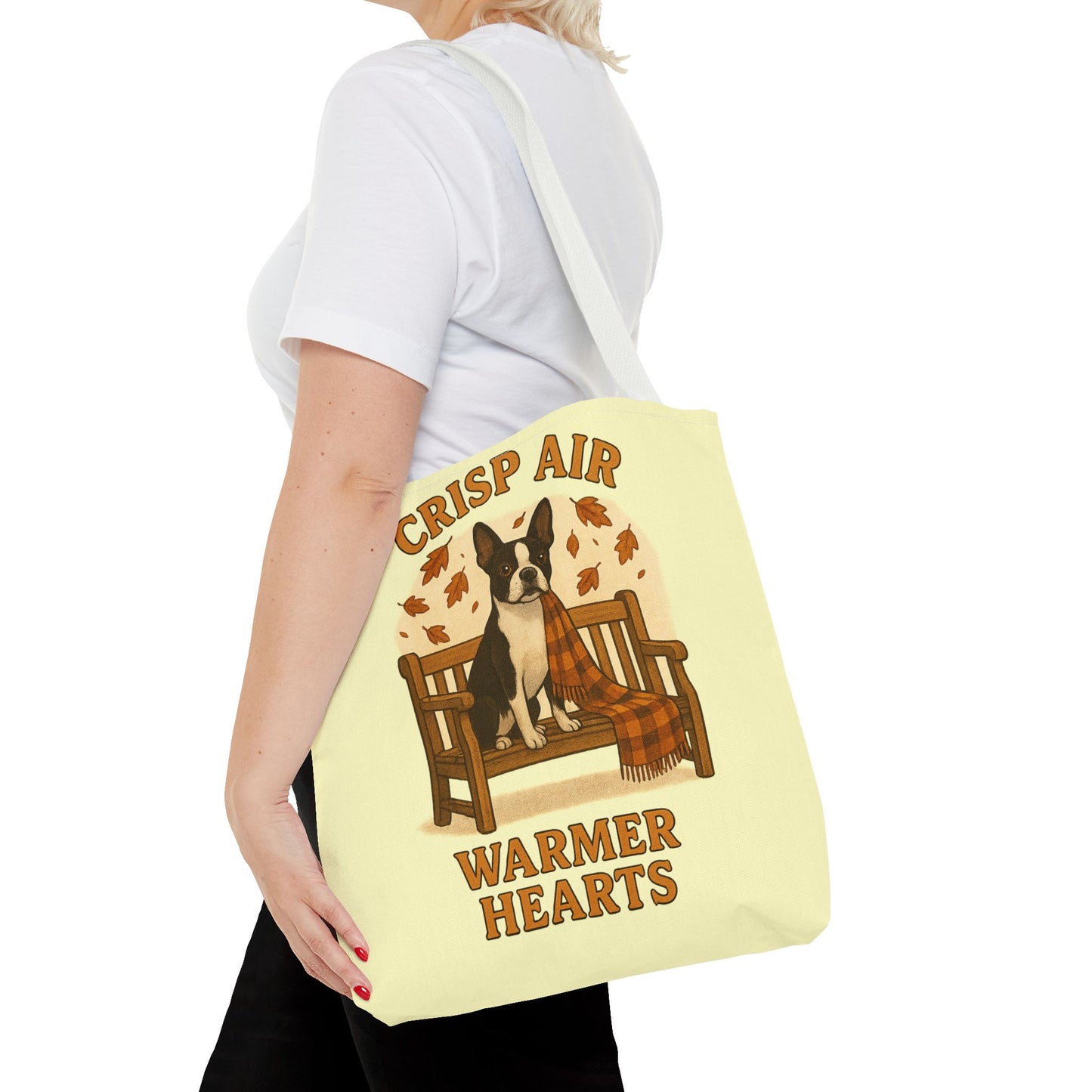 Crisp Air Warmer Hearts Tote Bag
