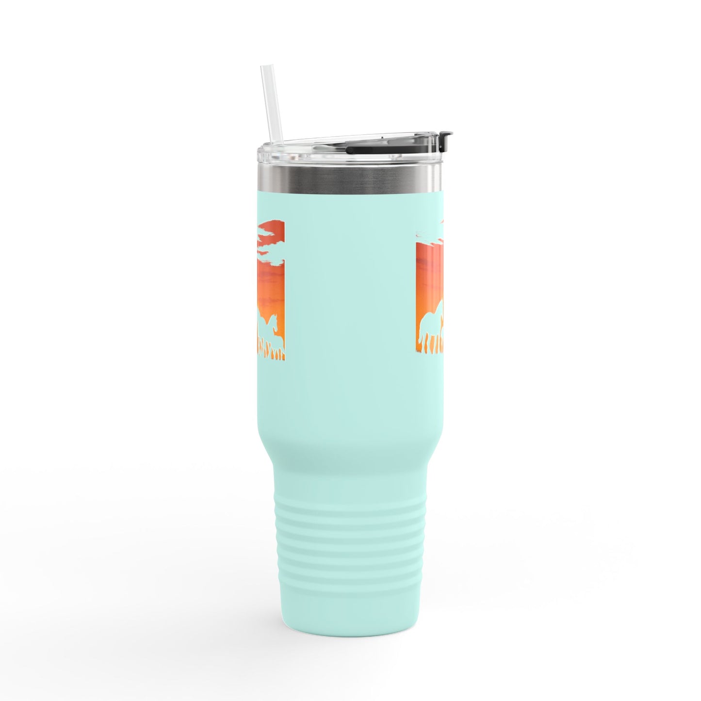 Horses on the Horizon Autumn Themed Travel Mug