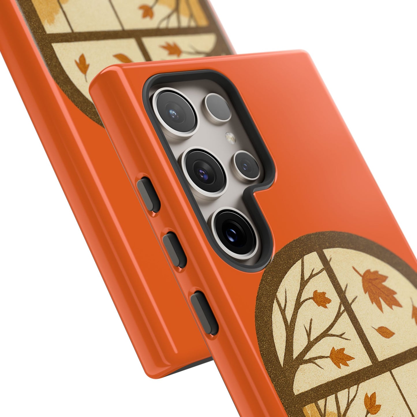 Bird In The Window Autumn Themed Phone Case