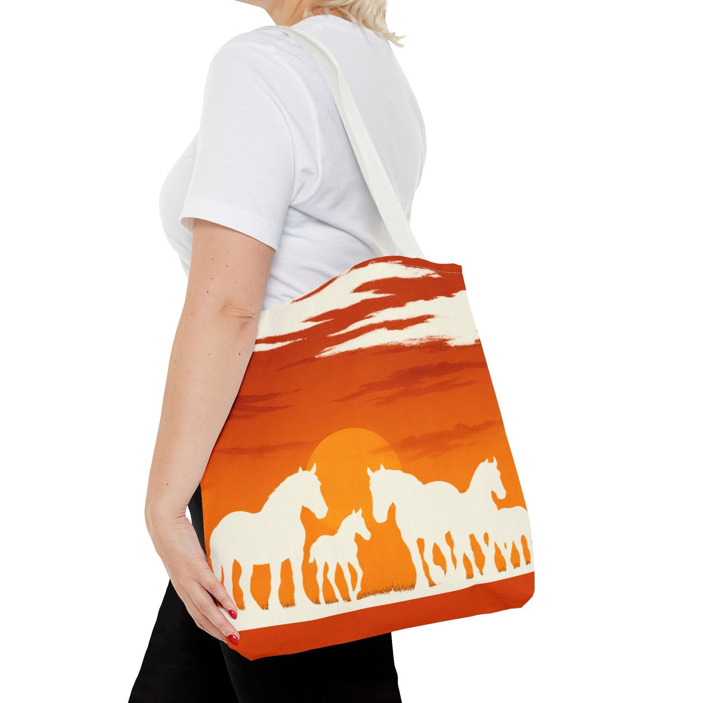 Horses on the Horizon Tote Bag