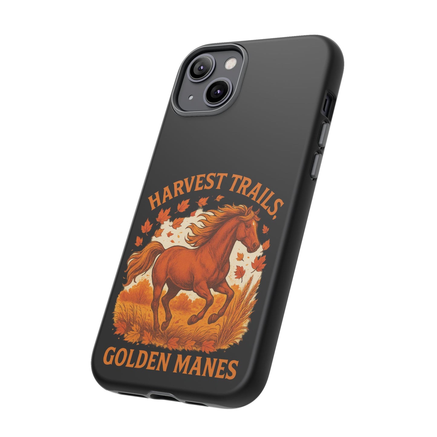 Harvest Trails Golden Manes Autumn Themed Phone Case