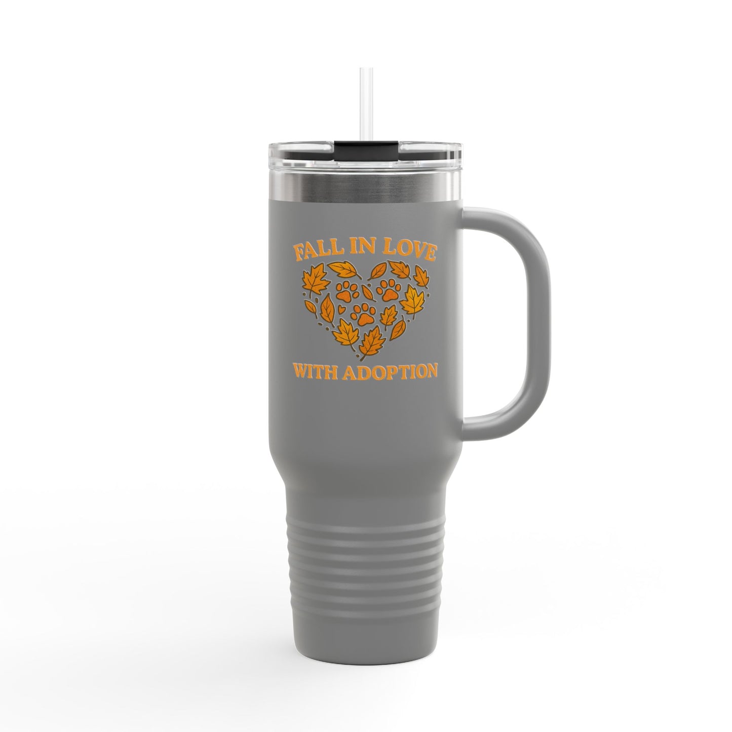 Fall in Love With Adoption Travel Mug