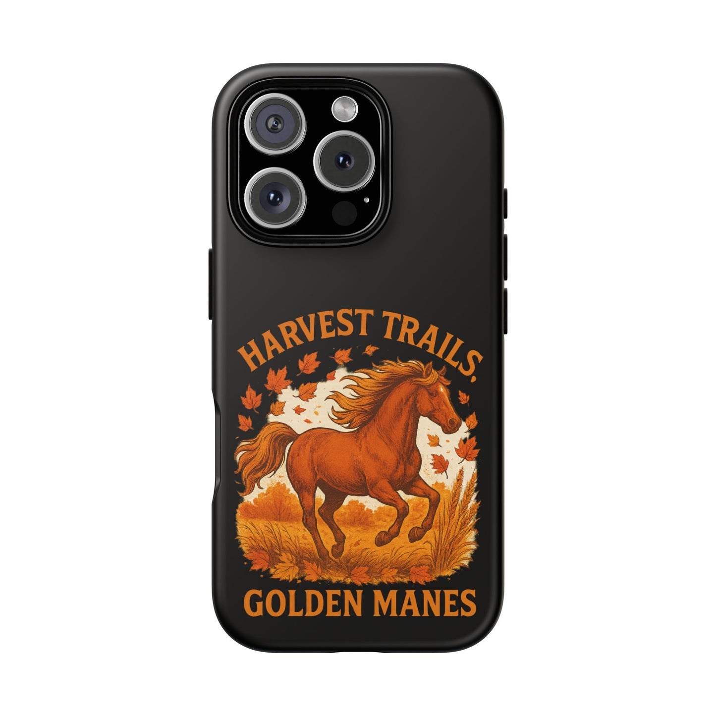 Harvest Trails Golden Manes Autumn Themed Phone Case