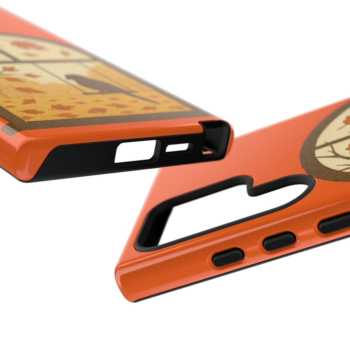 Bird In The Window Autumn Themed Phone Case