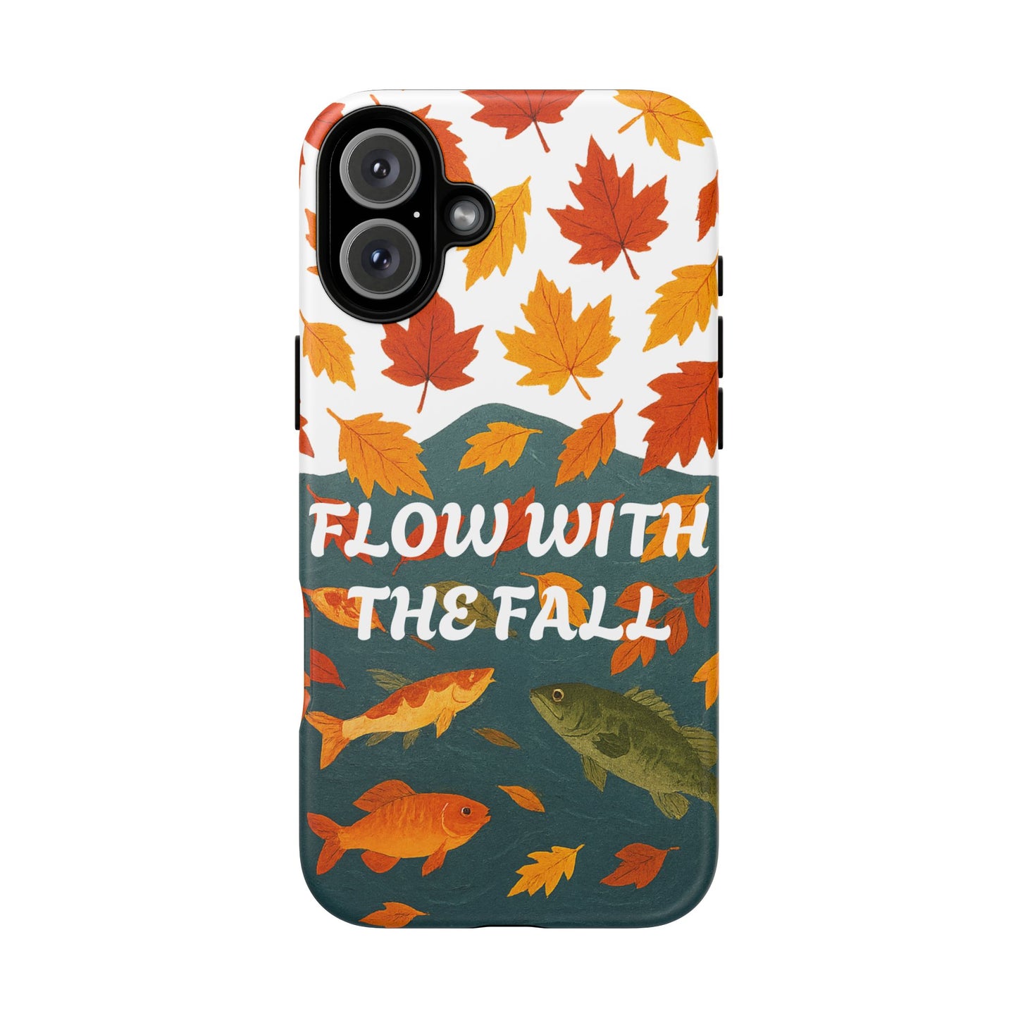 Flow With The Fall Fish Phone Case