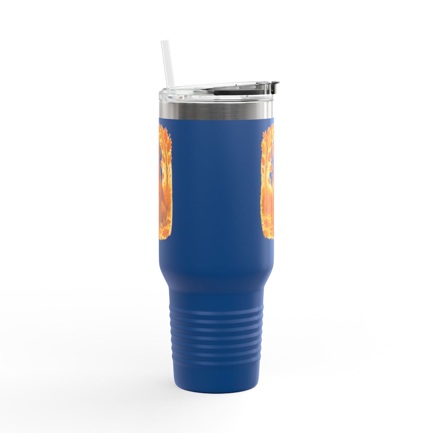Boxer Autumn Themed Travel Mug
