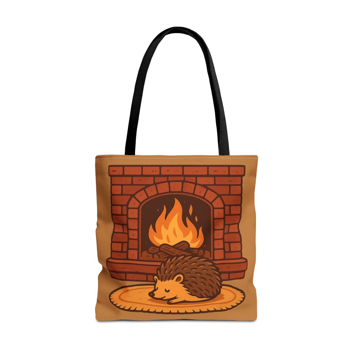 Fireside Spines Cozy Autumn Tote Bag