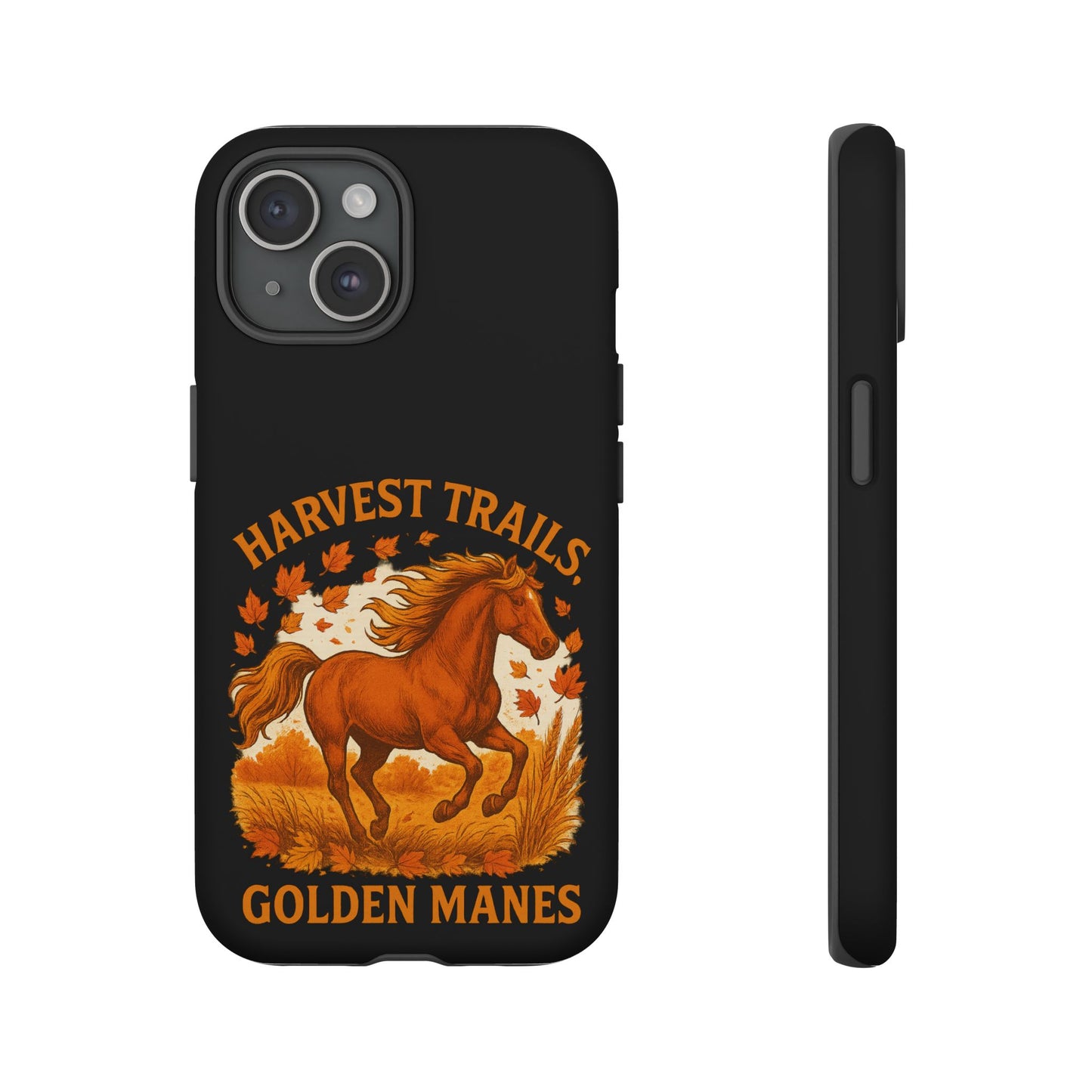 Harvest Trails Golden Manes Autumn Themed Phone Case