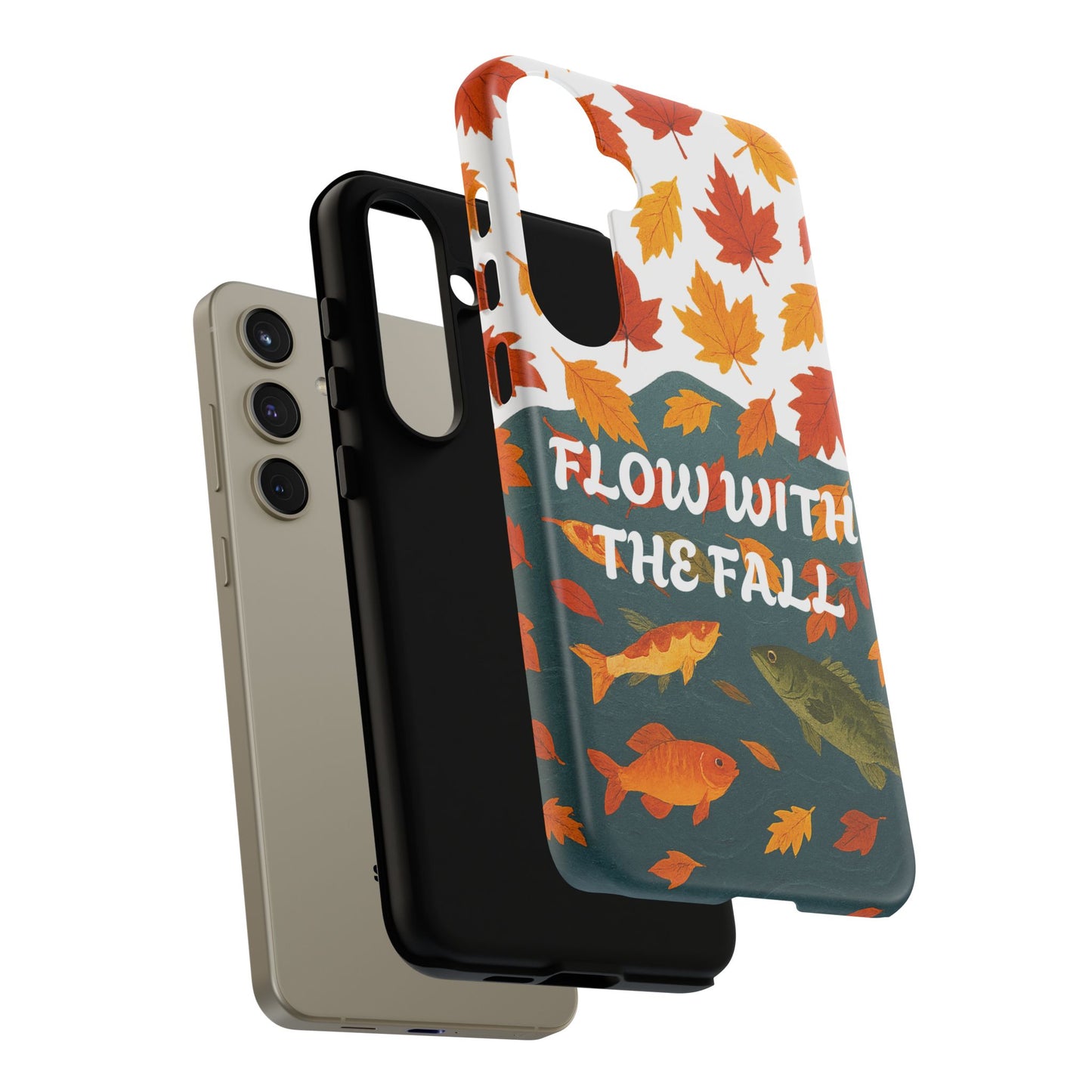 Flow With The Fall Fish Phone Case