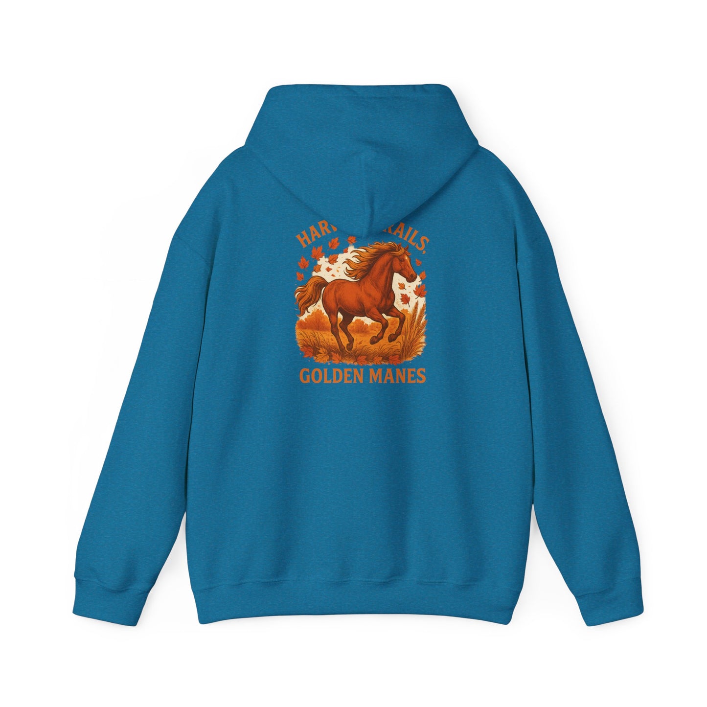 Harvest Trails Golden Manes Autumn Themed Hoodie