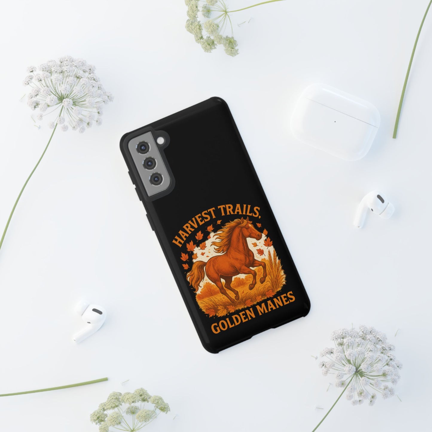 Harvest Trails Golden Manes Autumn Themed Phone Case