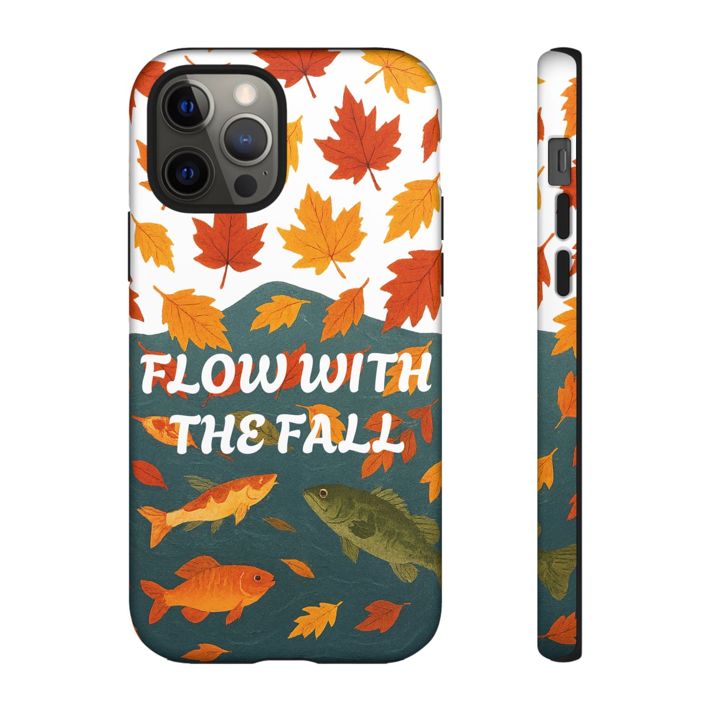 Flow With The Fall Fish Phone Case