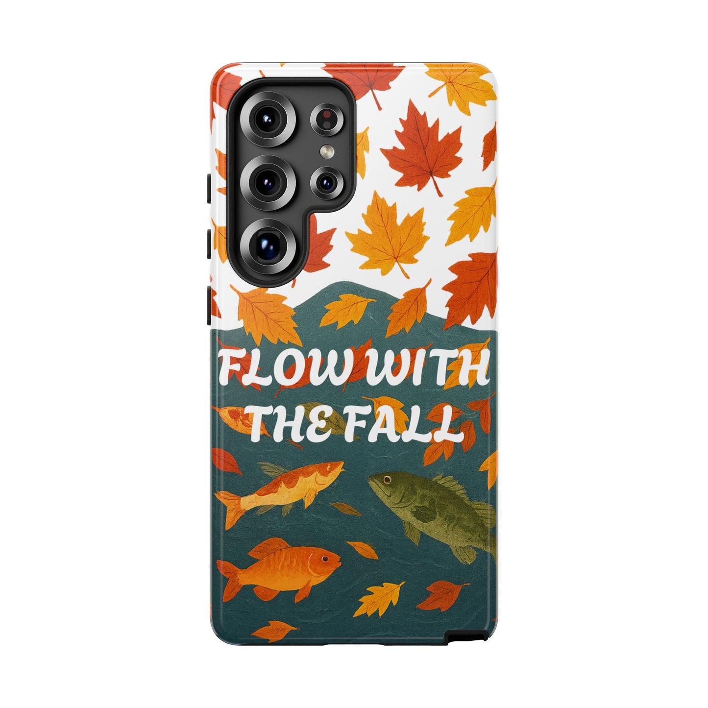 Flow With The Fall Fish Phone Case