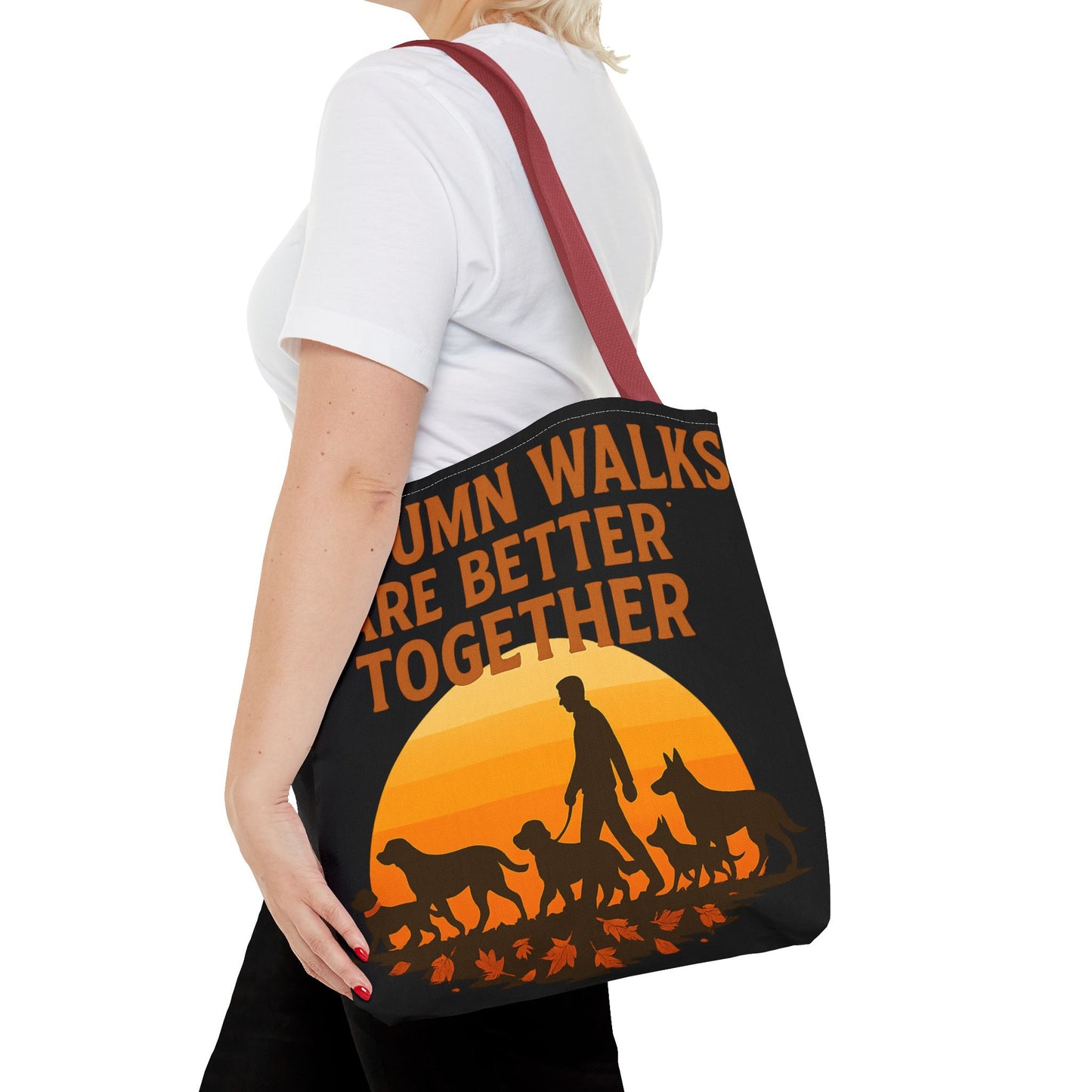 Autumn Walks Are Better Together Tote Bag