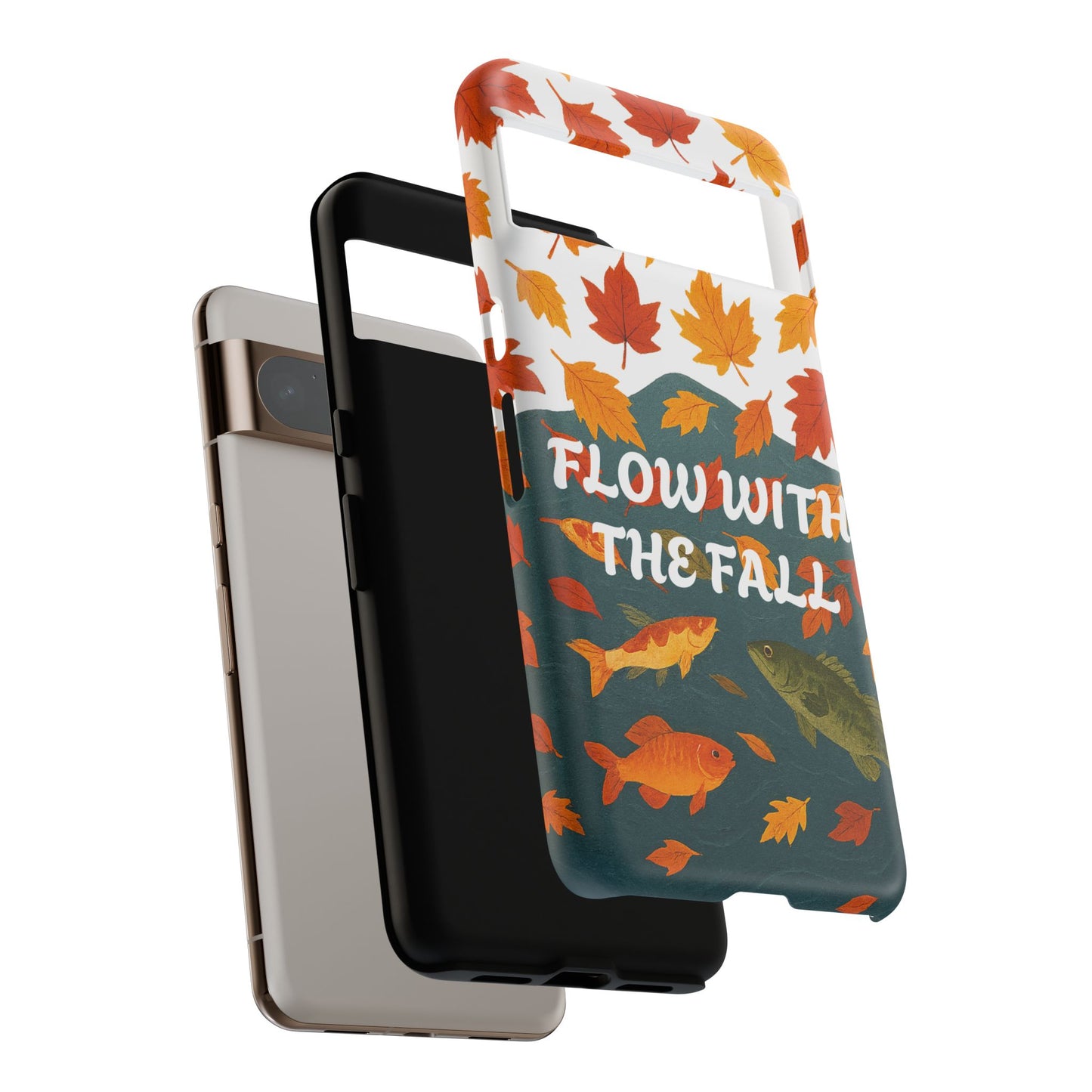 Flow With The Fall Fish Phone Case
