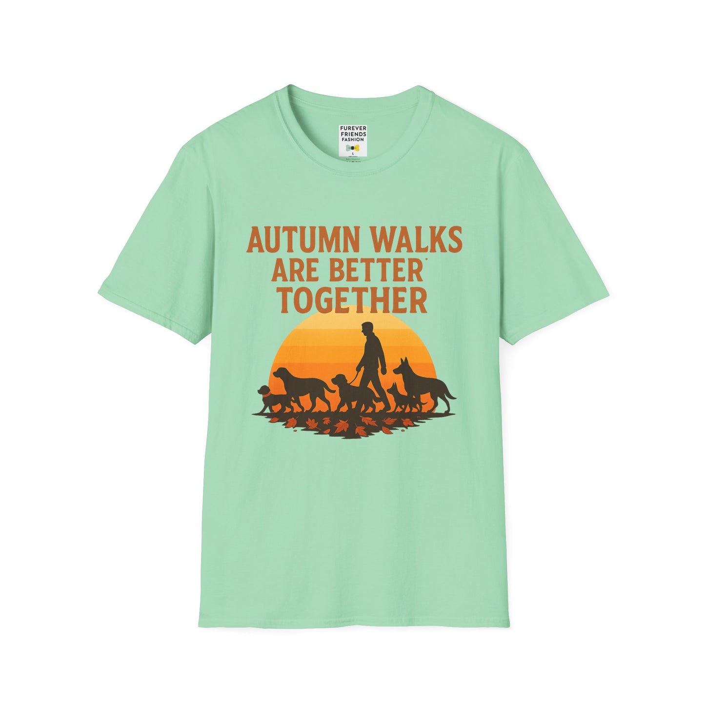 Autumn Walks Unisex T-Shirt, Casual Tee
