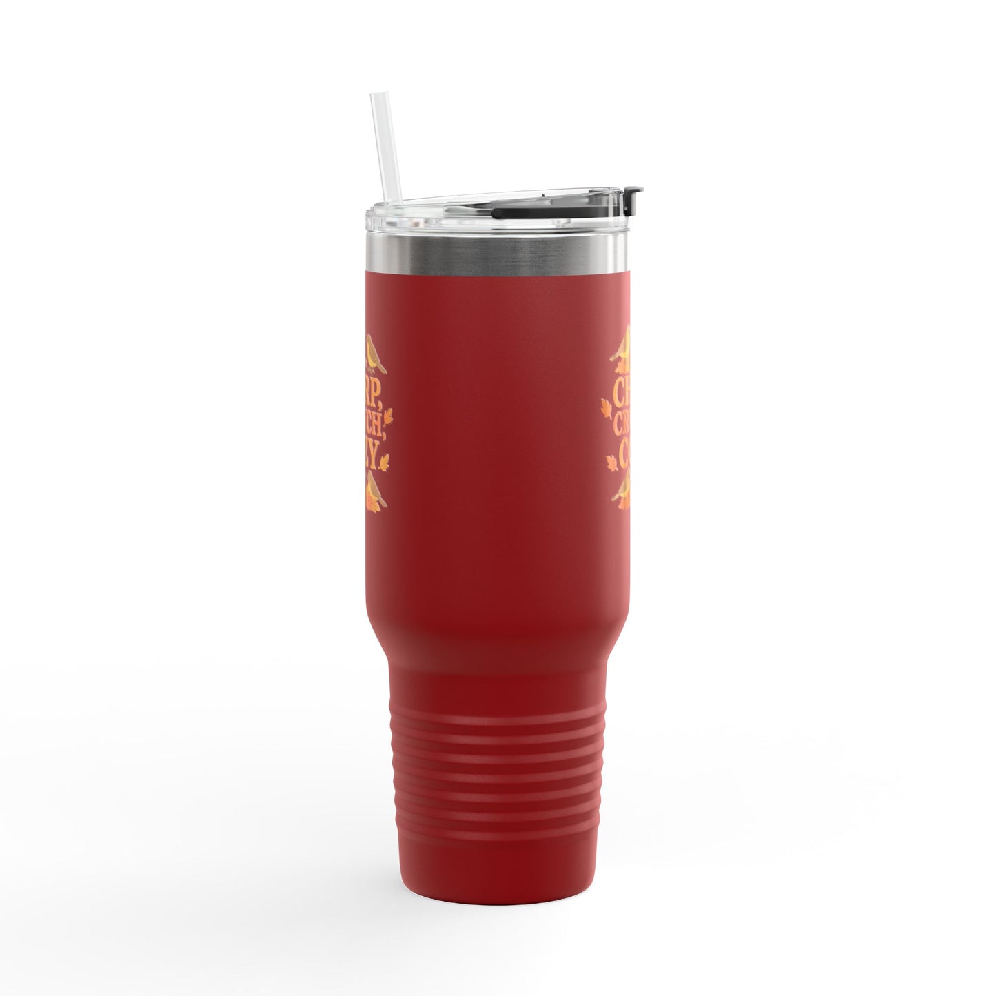 Chirp Crunch Cozy Autumn Themed Travel Mug