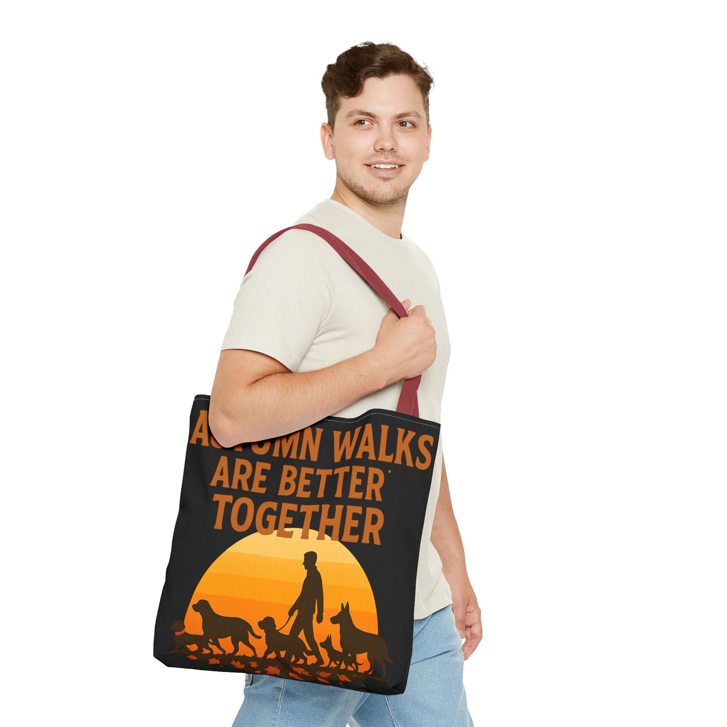 Autumn Walks Are Better Together Tote Bag