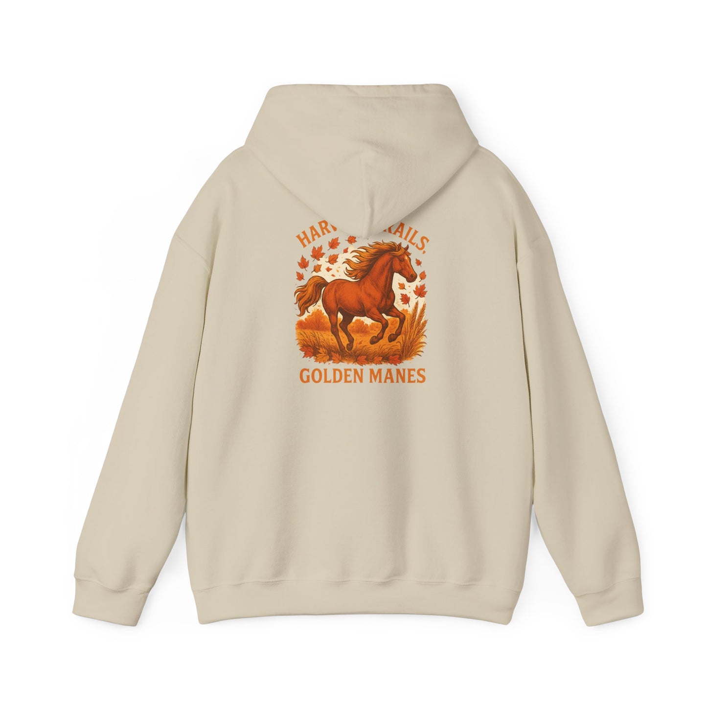 Harvest Trails Golden Manes Autumn Themed Hoodie