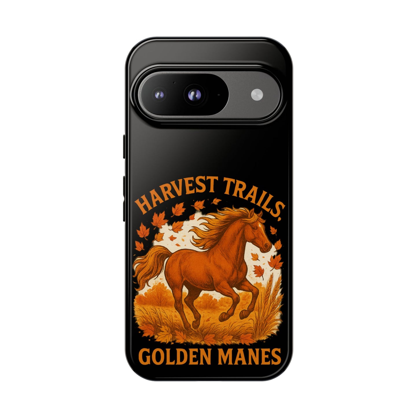 Harvest Trails Golden Manes Autumn Themed Phone Case