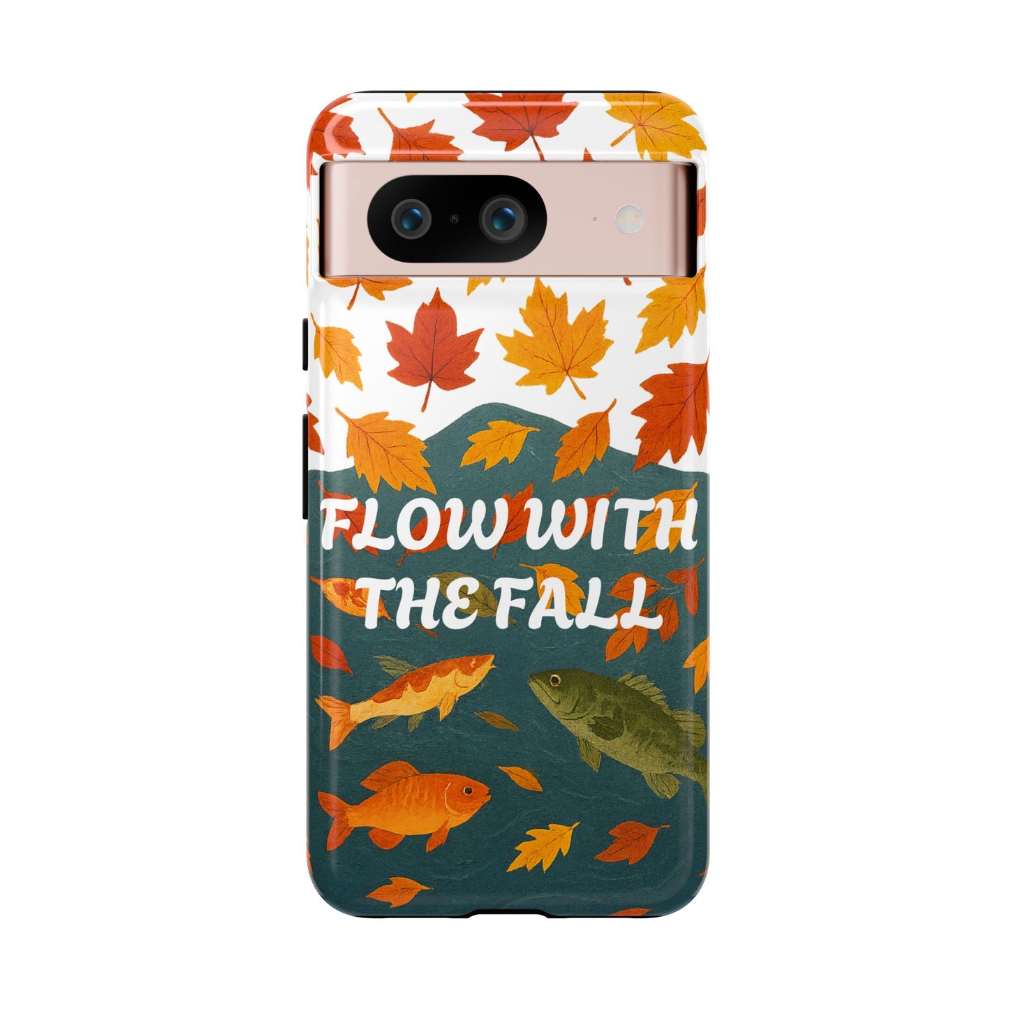 Flow With The Fall Fish Phone Case