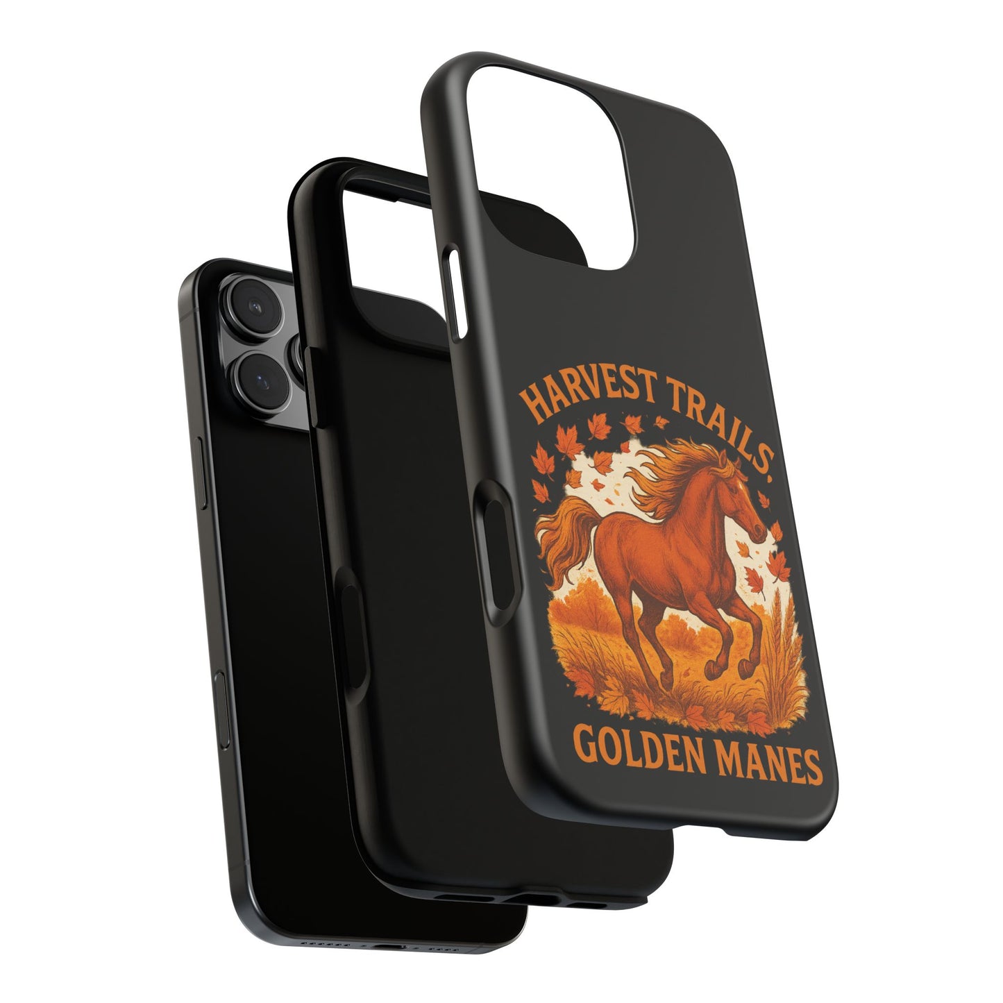 Harvest Trails Golden Manes Autumn Themed Phone Case